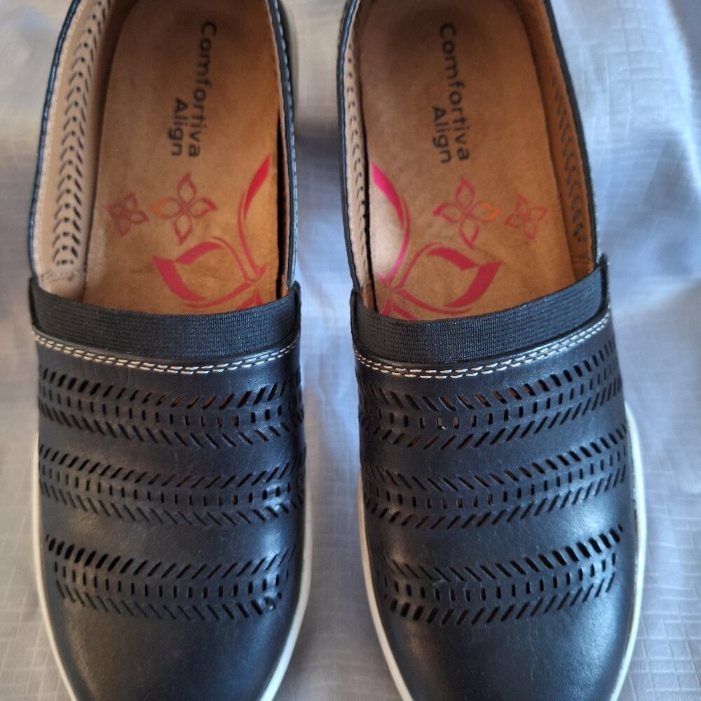 Comfortiva Align Loring Leather upper Slip on Loafer